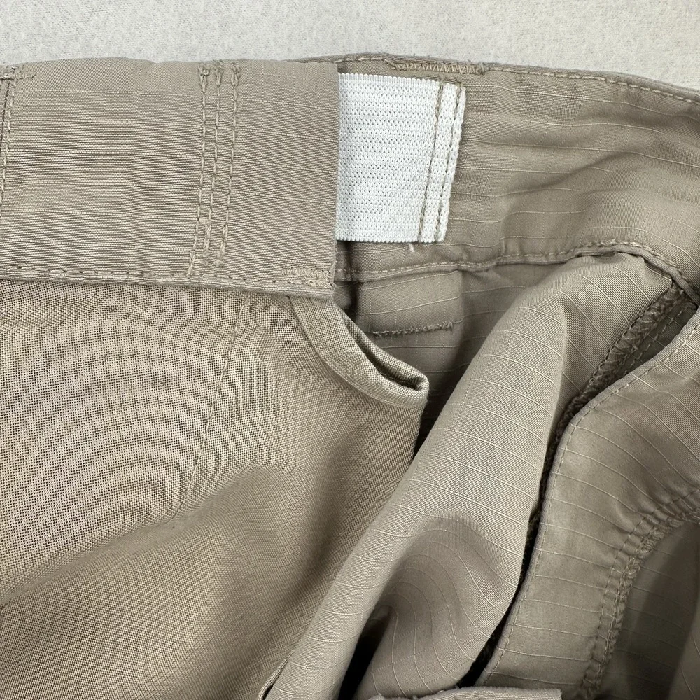 5.11 Tactical Ripstop Cargo Pants Khaki Tan Straight Leg Workwear Mens 40x30